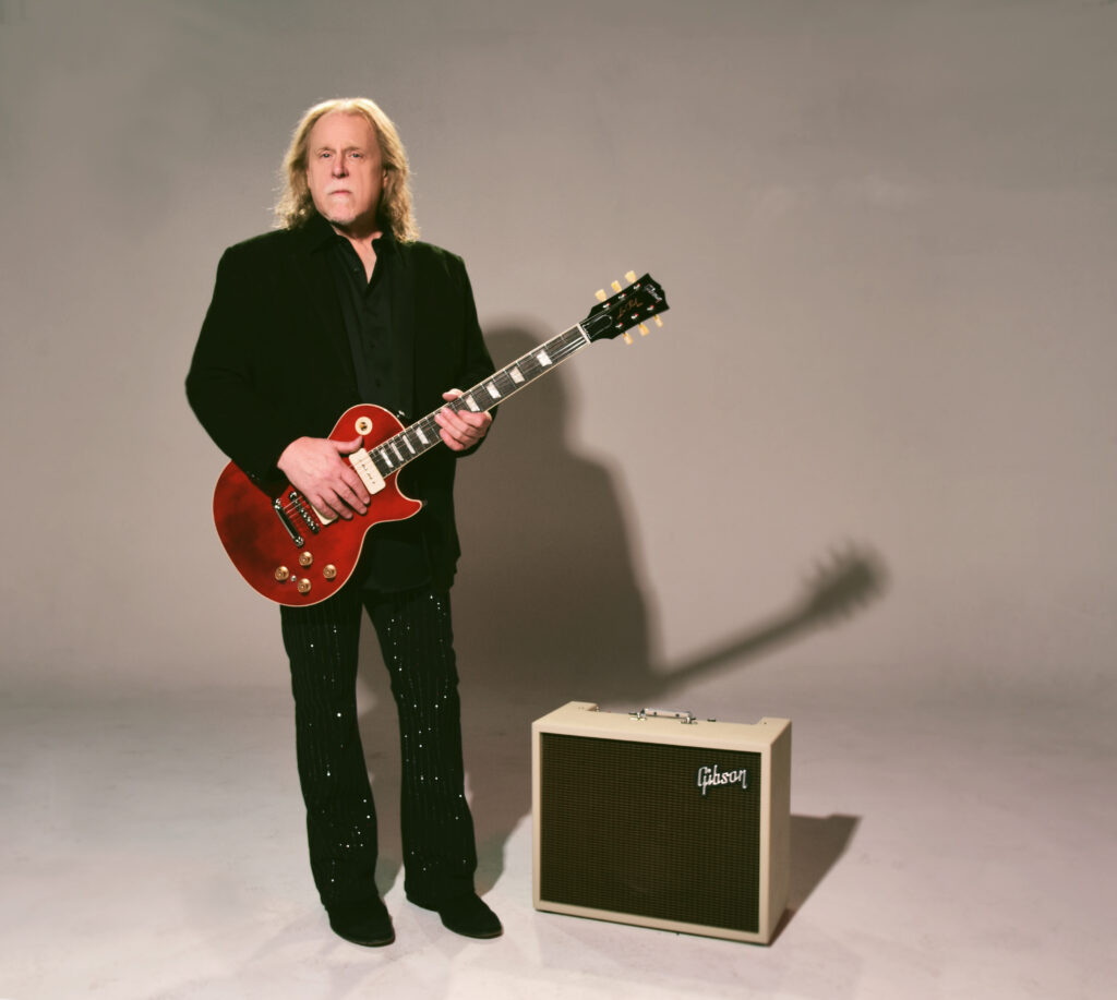 Warren con su Gibson Warren Haynes LP Standard